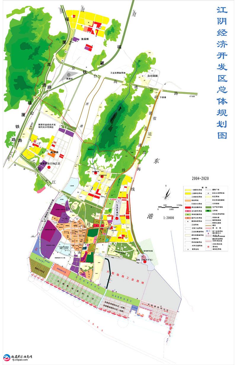 江阴经济开发区总体规划图